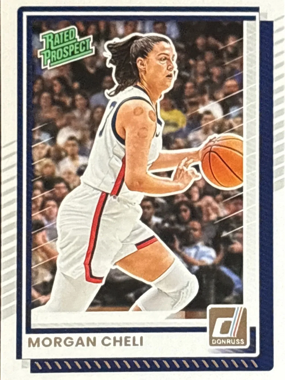 Panini Donruss Morgan Cheli Rated Prospect Basketball Card
